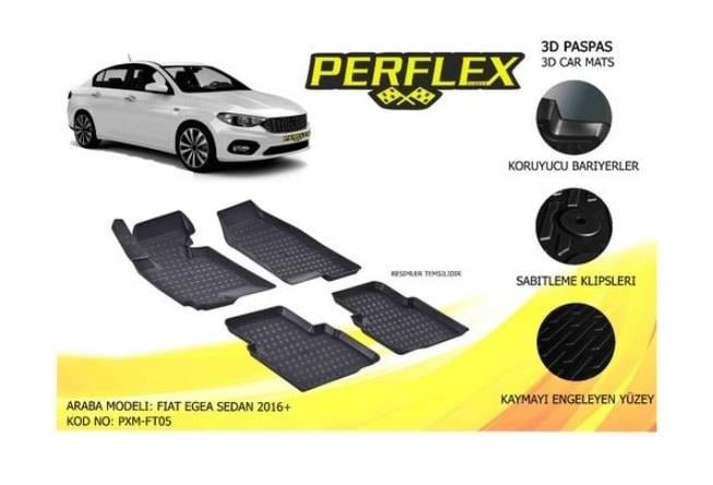 FİAT EGEA SEDAN 15 > X-MAT 3D HAVUZLU PASPAS